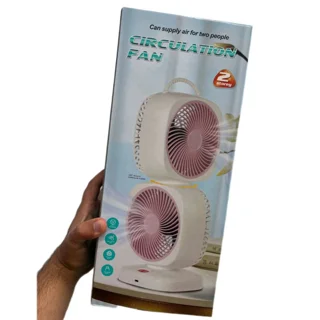 پنکه شارژی دوقلو مدل M212 (موتور سایلنت) با قابلیت چرخش 360 درجه 102916760