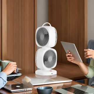 پنکه شارژی دوقلو مدل M212 (موتور سایلنت) با قابلیت چرخش 360 درجه 102916758