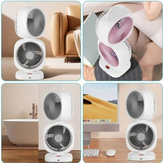 پنکه شارژی دوقلو مدل M212 (موتور سایلنت) با قابلیت چرخش 360 درجه 102916759