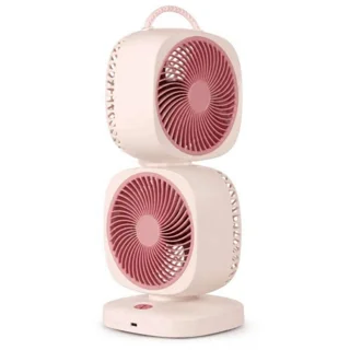 پنکه شارژی دوقلو مدل M212 (موتور سایلنت) با قابلیت چرخش 360 درجه 102916756