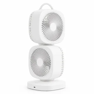 پنکه شارژی دوقلو مدل M212 (موتور سایلنت) با قابلیت چرخش 360 درجه 102916737